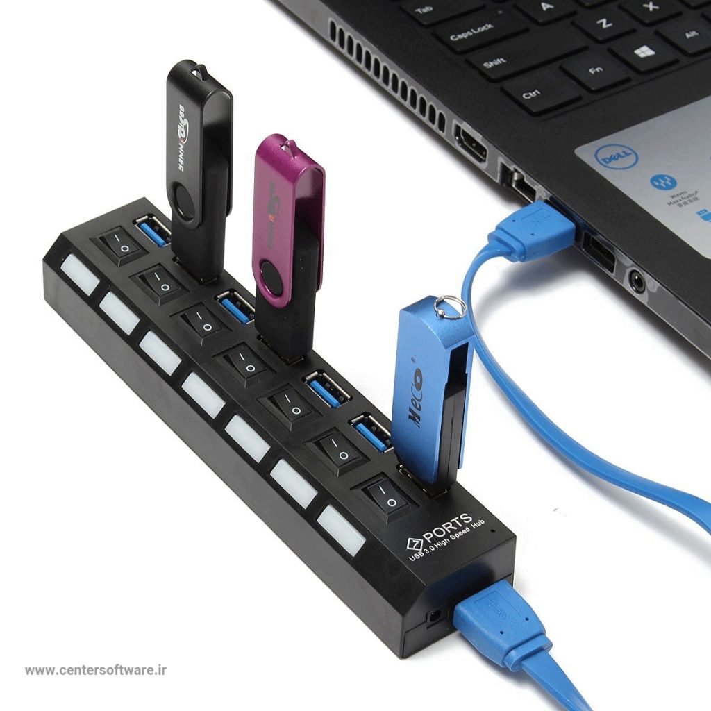 خرید اینترنتی لوازم جانبی هاب یو اس بی (USB HUB)