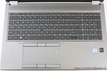 کیبورد و تاچ‌پد لپ تاپ استوک Hp Zbook 15 G6