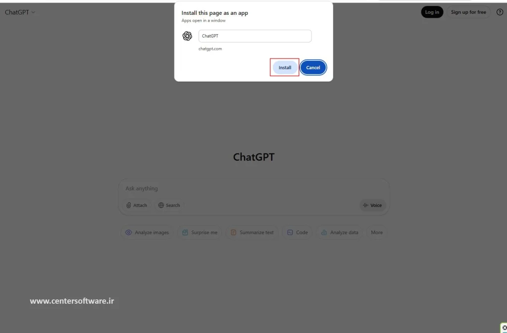 آموزش نصب ChatGPT برای ویندوز 10 و 11