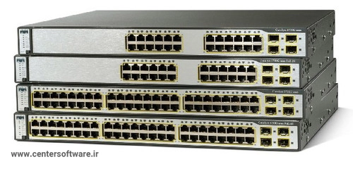 قیمت سوئیچ سیسکو WS-C3750G-24TS-E1U - خرید سوئیچ شیراز