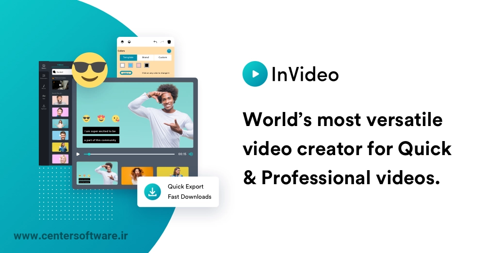 سایت تبدیل عکس به فیلم InVideo.io